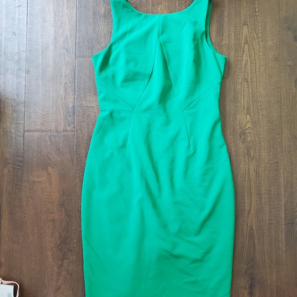 Vince Camuto Dresses & Skirts - Vince Camuto Fitted Dress St Patty's Day Green Cutouts Size 6 Summer Business